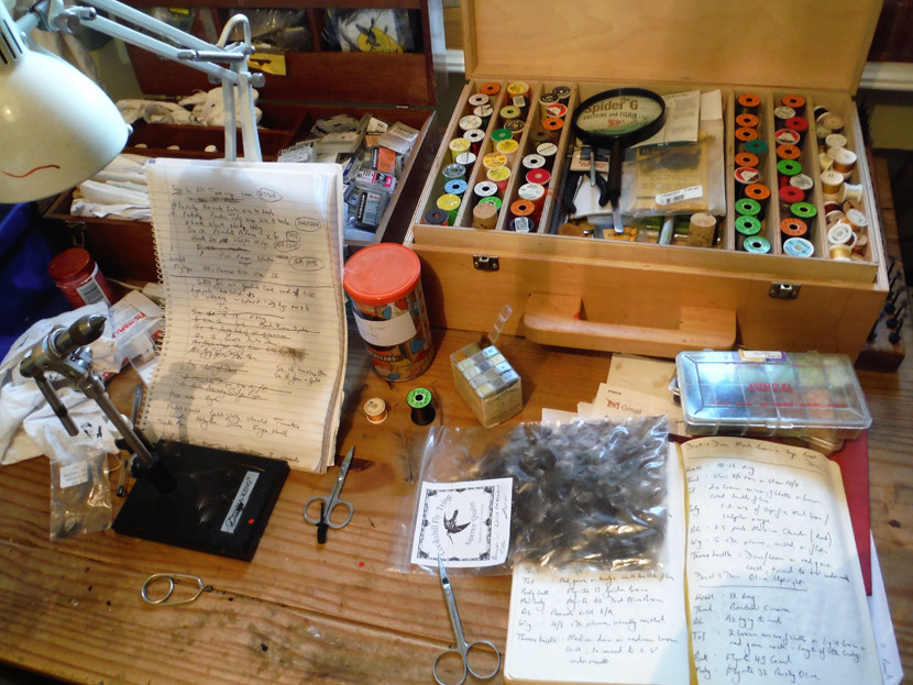 Tying table - never a tidy sight